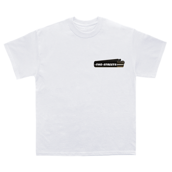 Lighter Pocket Print White T-Shirt